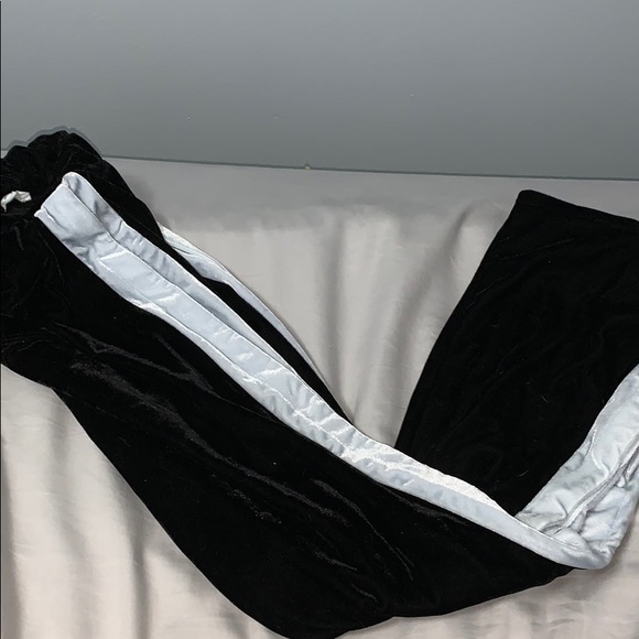 Velvet Racer/Snap Pants - Picture 1 of 2